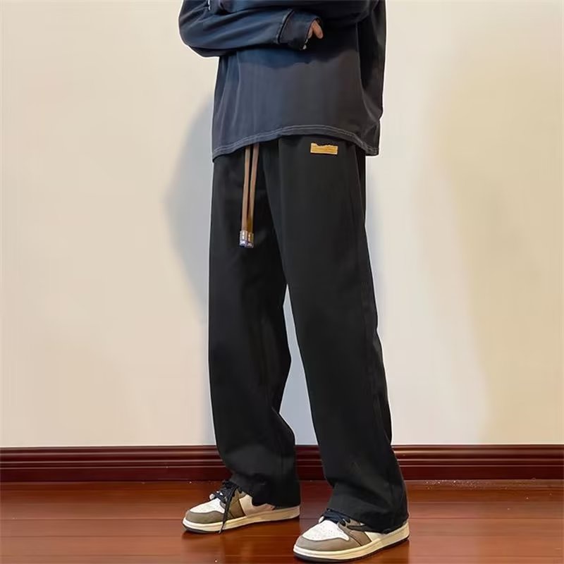 Quần Dài Lưng Thun Ống Rộng Thời Trang Hàn Quốc Cho Nam