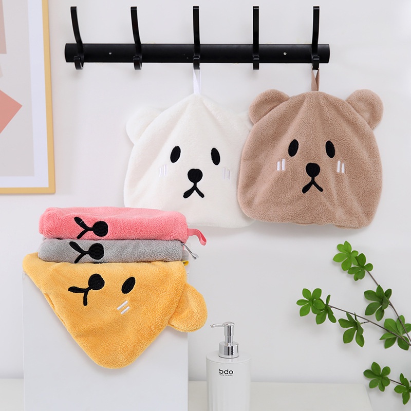 PVN48351 Khăn Lau Tay Nhà Bếp Hình Gấu Cao Cấp Giá Rẻ