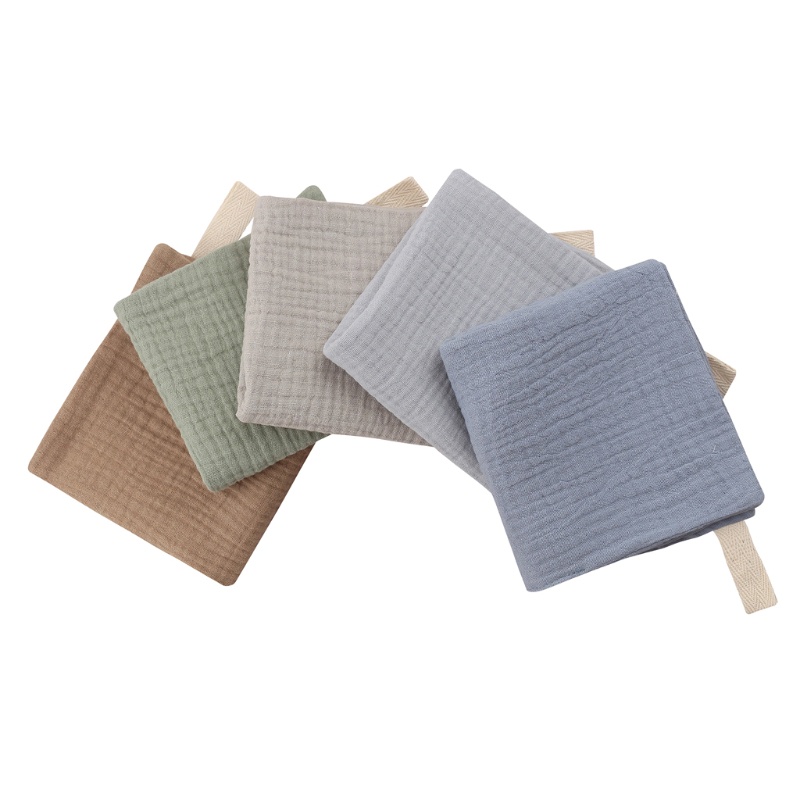 Yếm Ăn Cotton Mềm Mại Tiện Dụng Cho Bé Sơ Sinh