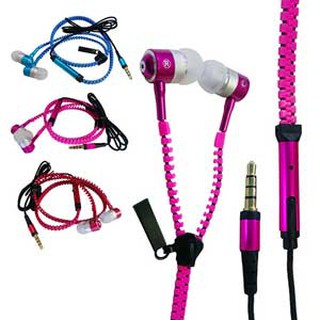 Tai nghe Cao cấp Zipper (khóa kéo chống rối tùy màu)
