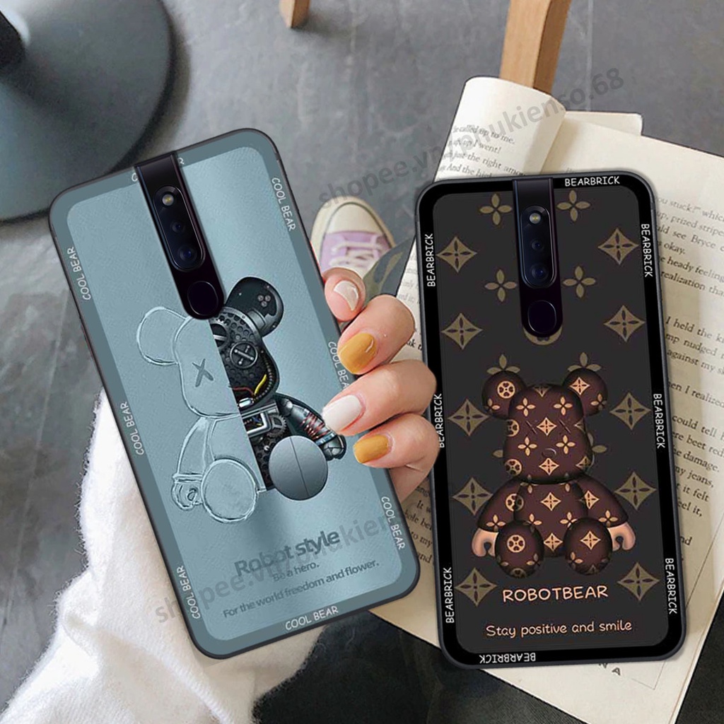 Ốp lưng điện thoại Oppo F11 / F11 Pro in hình gấu bear, kaws, doremon thời trang, ốp lưng cao cấp chất lượng