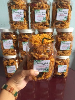Cơm cháy khô gà lá chanh !