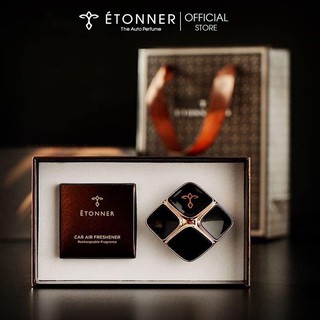 Kẹp Sáp Thơm Cửa Gió Điều Hoà Khử Mùi Xe Ô Tô Cao Cấp Chính Hãng ETONNER N1831B Sang Trọng [1 Kẹp gió & 3 miếng sáp]
