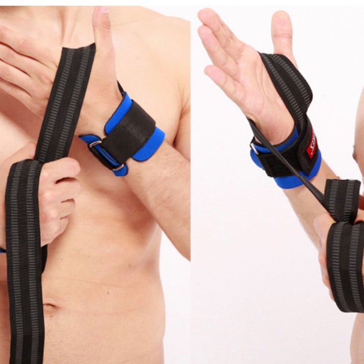 Dây kéo lưng xô có quấn cổ tay (có video) - LIFTING STRAP