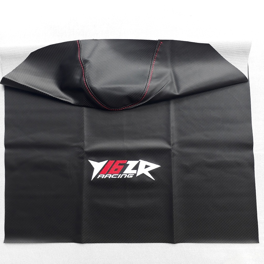 Vỏ yên xe máy da yên vân cacbon thêu Y16ZR đa năng lắp nhiều dòng xe Dream Wave Sirius Furture Exciter Winner Airblade