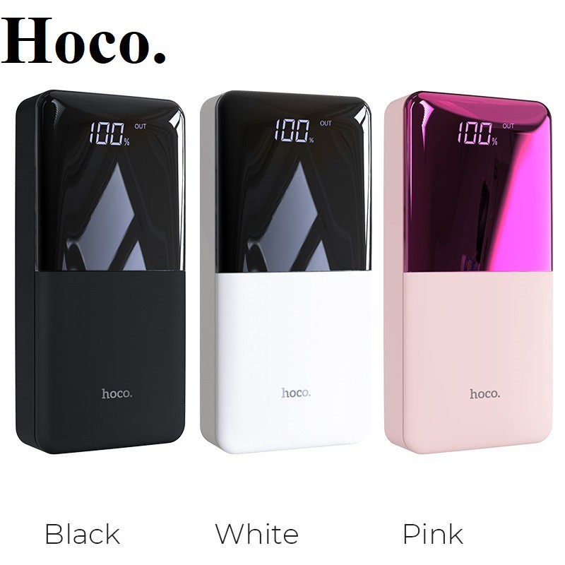 Sạc dự phòng 30000mah chính hãng Hoco J42b 4 cổng sạc cực nhanh