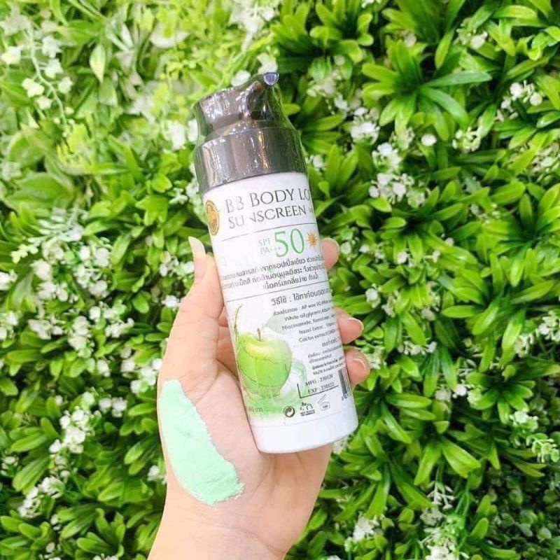 Kem dưỡng trắng chống nắng make up BB Body Lotion Sunscreen SPF PA+++50 Thái Lan🔥😍