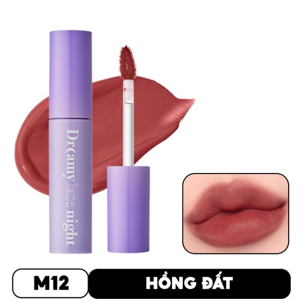Son Kem Lì, Mịn Mượt Nhẹ Môi Merzy Dreamy Late Night Mellow Tint 4g