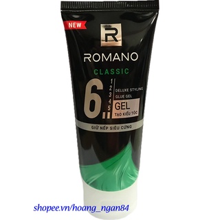 Gel vuốt tóc 150g romano classic giữ nếp siêu cứng.