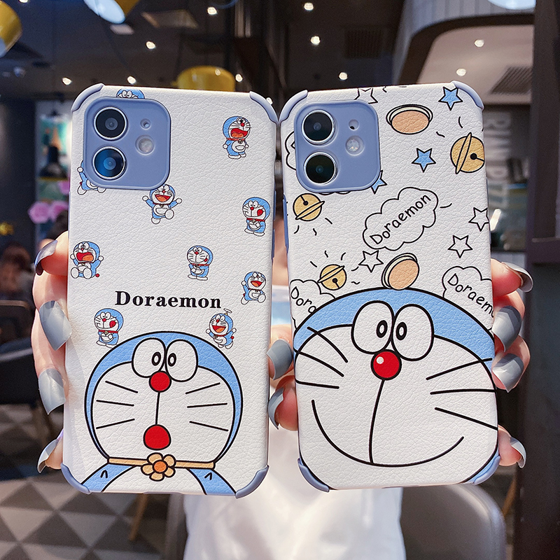 Ốp điện thoại vỏ mềm họa tiết Doraemon chuông cho iPhone 12 11 Pro MAX 6 6s 7 8 Plus XR X XS MAX SE 2020