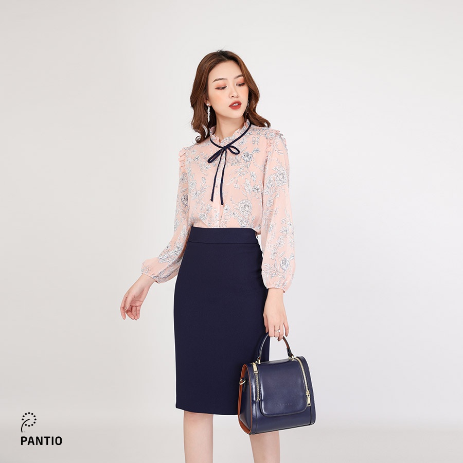 Áo sơ mi chất liệu lụa mềm họa tiết trẻ trung FAS32123 - PANTIO