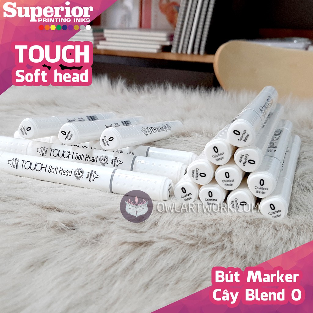 Bút Marker Cây Blender Số 0 Touch Soft Head