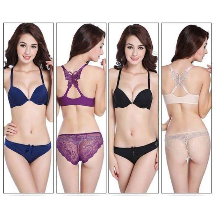 Bộ lót ren cánh bướm, Bộ đồ lót, Bộ quần áo lót cánh bướm