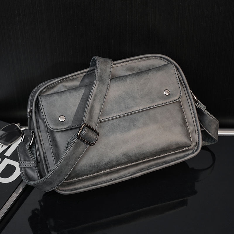 Túi đeo chéo Nam Nữ Da PU, Túi Xách Nam Nữ Thời Trang Unisex Chống Nước chống Trầy Cao Cấp, Túi Đựng IPAD, Sách Vở