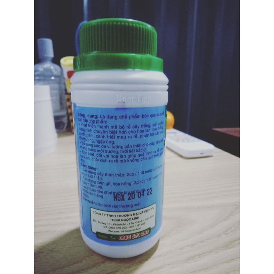 CHẾ PHẨM NGỌC LINH  A9VIP cho HOA LAN CÂY CẢNH (250ML ) SIÊU RA RỄ CỰC MẠNH