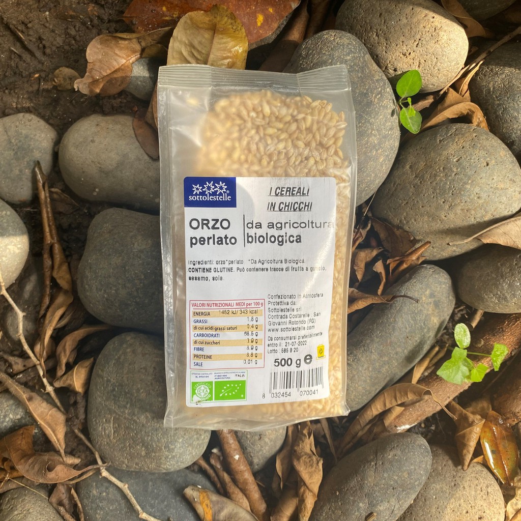 Hạt ý dĩ (lúa mạch ngọc trai) hữu cơ Sotto 500g Organic Pearl Barley