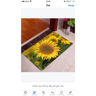 Thảm chân 3D- Siêu đep, siêu thấm, cao cấp