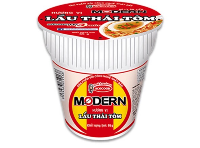 Thùng mỳ MODERN 24 ly vị lẩu thái tôm