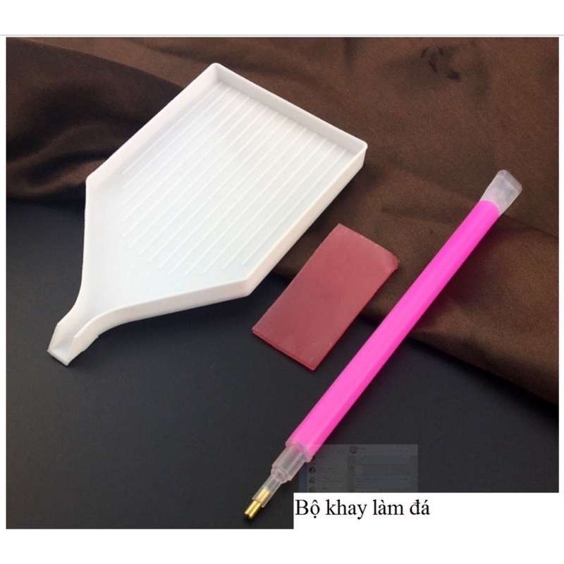 Tranh Đính Đá 5D - Bộ Dụng Cụ Đính Đá Siêu Nhanh, - Kho sỉ Long Phụng