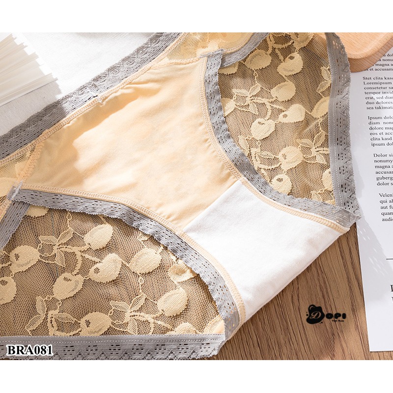 (BRA081) Quần lót nữ quần chíp nữ đồ lót gợi cảm sexy chất liệu ren cao cấp