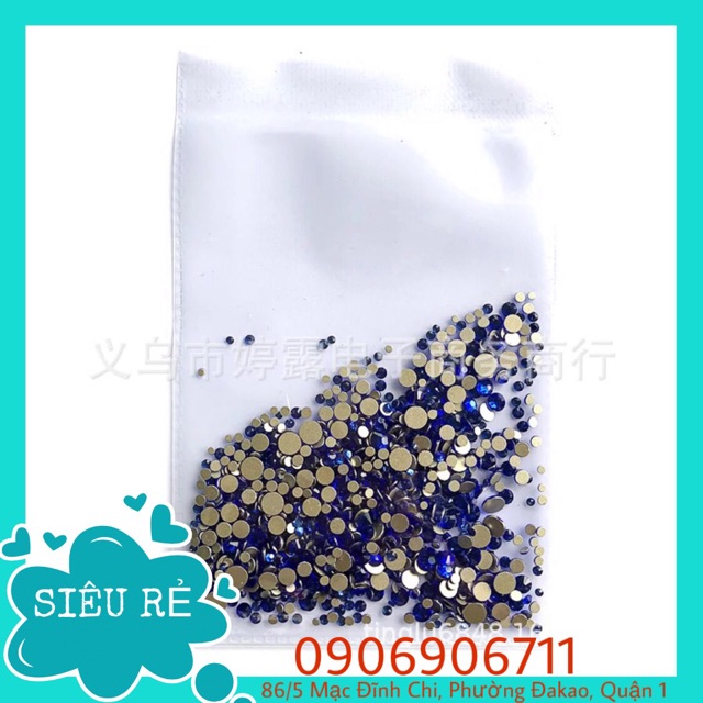 Túi đá tiệp chân bạc hỗn hợp size