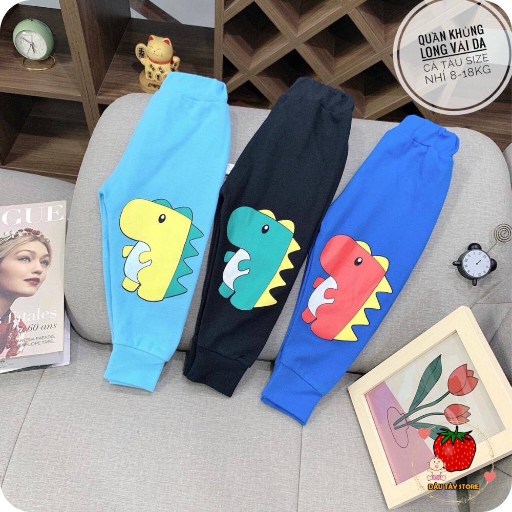 Quần nỉ bông cao cấp thu đông dày mềm mịn Hàn Quốc dành cho bé trai bé gái siêu đẹp từ 8 - 20kg DT6262