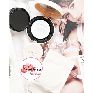 Phấn nước clio nudism velvetwear cushion spf50+ pa++ kèm lõi