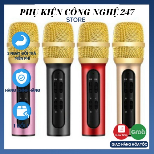 Bộ Micro c11livestream, hát karaoke chuyên nghiệp mới, đầy đủ phụk iện tai nghe, cáp sạc, dây livestream loại sịn