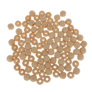 1 Gói 20 Hạt Gỗ Tròn Kích Thước 12mm