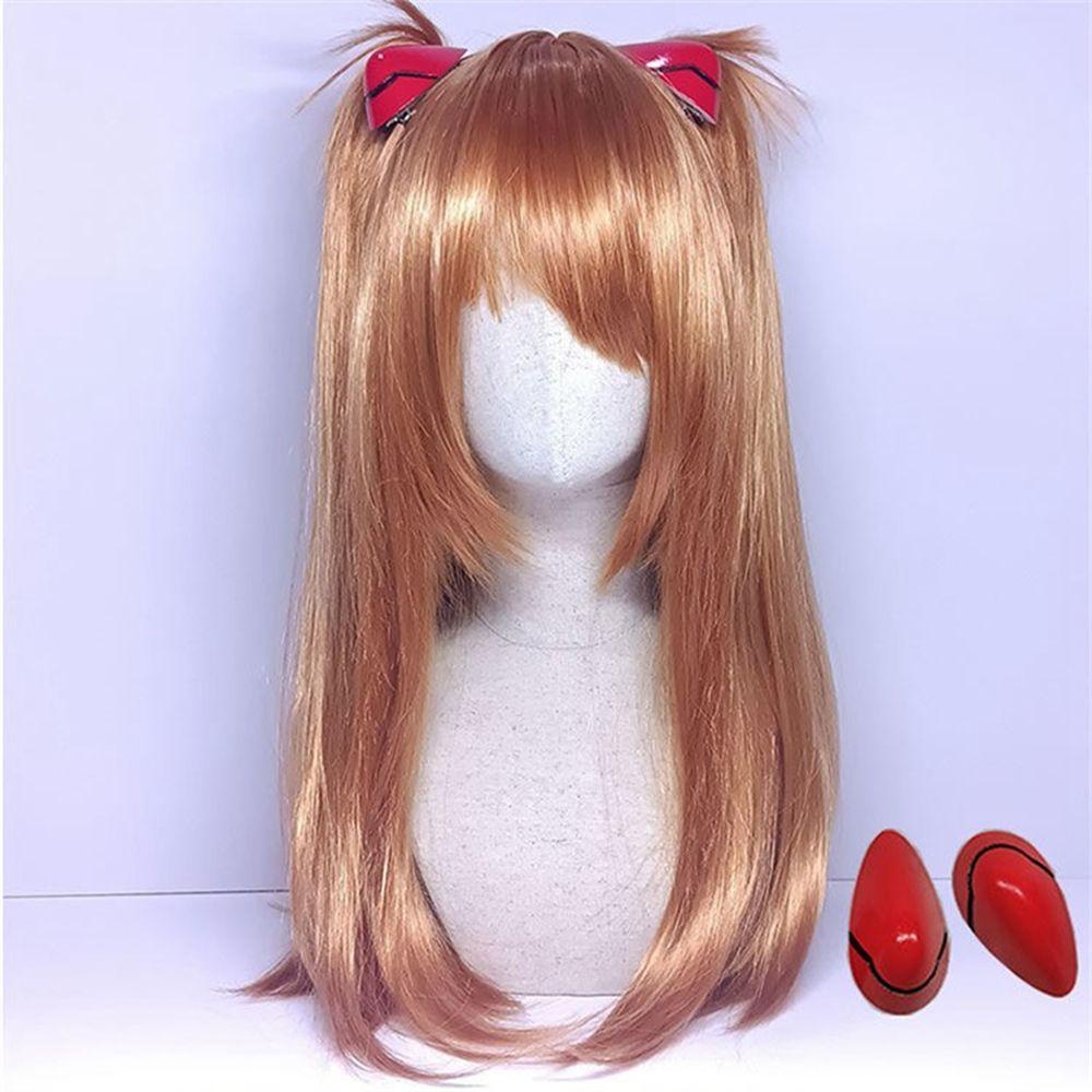 Set 2 Kẹp Tóc Hóa Trang Nhân Vật Hoạt Hình Asuka Langley Soryu Ayanami Rei