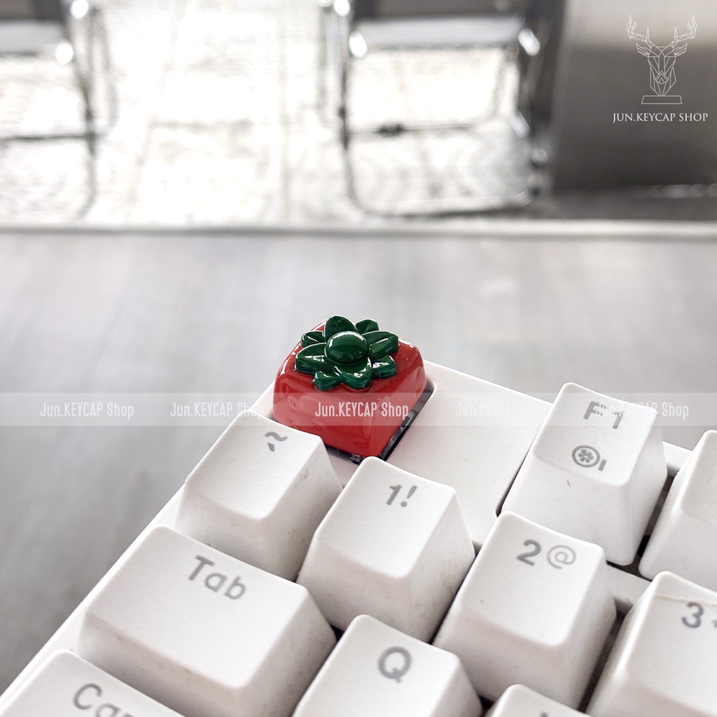 Keycap Dâu Tây – Nút Bàn Phím Dâu Tây – Vườn Dây Tây Ngay Trong Bàn Phím Của Bạn
