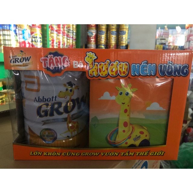 Abbott grow 4-900g tặng bộ ném vòng