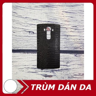 [DÁN DA] Miếng dán da LG V10 - Da dập vân cá sấu nhỏ - D12