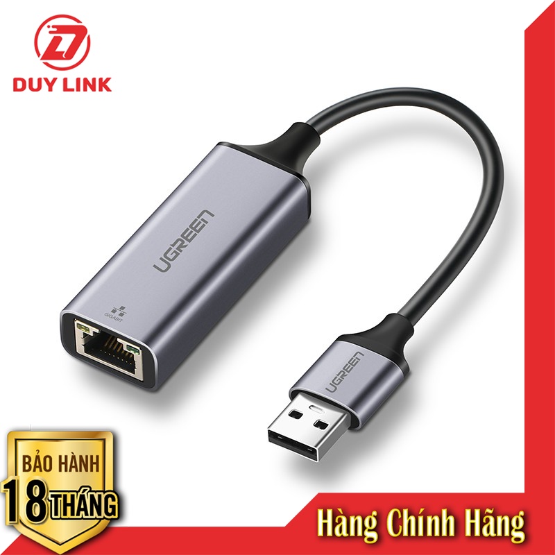 Cáp chuyển USB 3.0 to Lan hỗ trợ 10/100/1000 Mbps Ugreen 50922 chính hãng