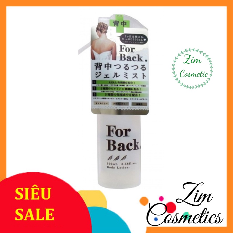 Xịt Làm Giảm Mụn Lưng Pelican For Back Medicated Body Lotion 100ml