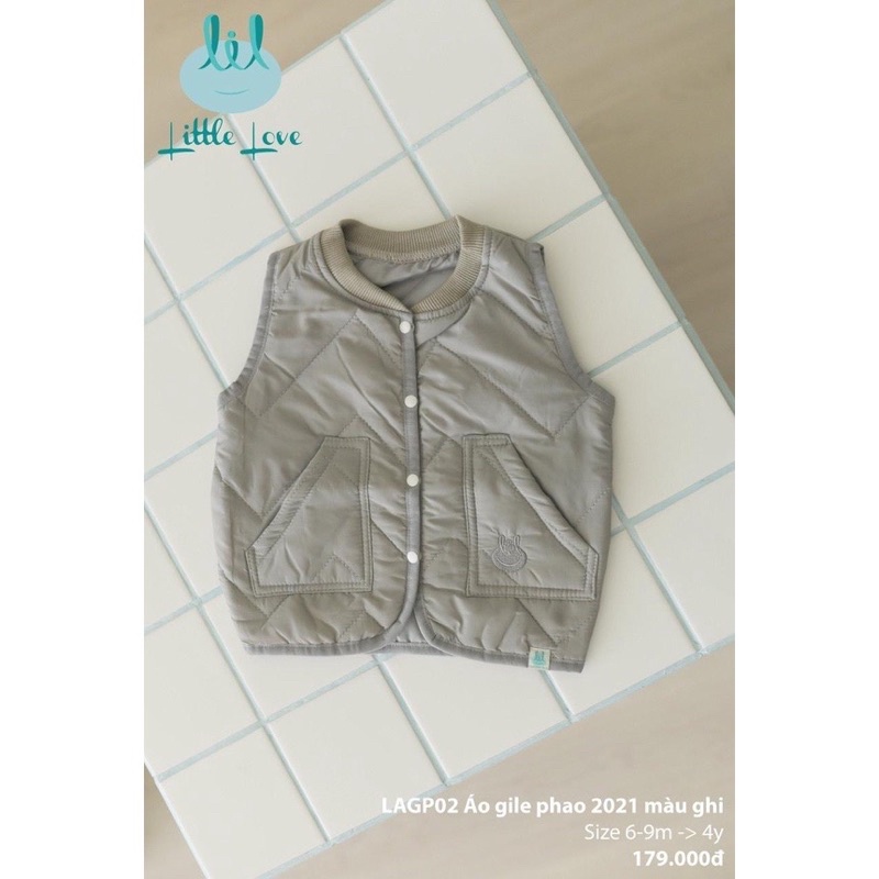 LITTLE LOVE -Áo gile phao little cho bé trai /bé gái