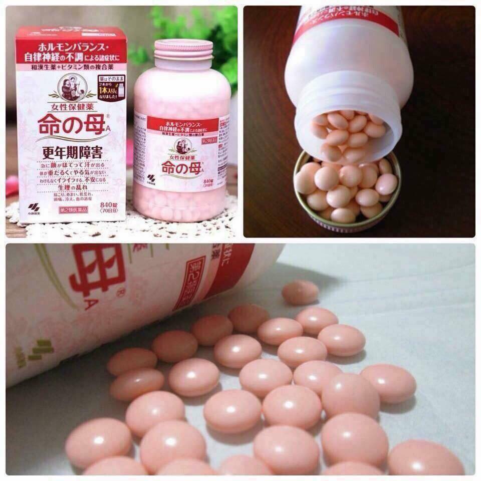 Viên uống tiền mãn kinh Kobayashi Nhật Bản chính hãng Hộp 840 Viên