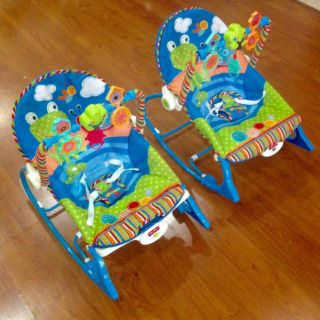 Ghế/nôi rung fisher price có nhạc cho bé