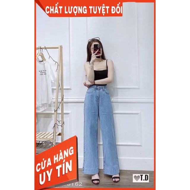 QUẦN JEANS ỐNG ĐỨNG GẤP LAI ĐẸP XUẤT SẮC- hình thật chính chủ