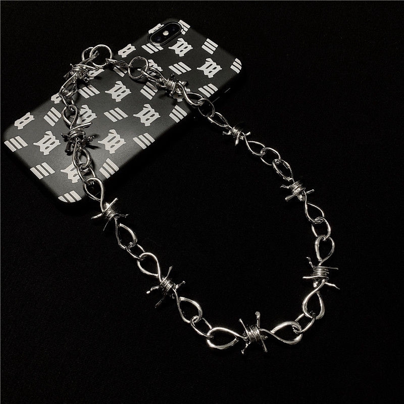 [Giao Hàng Miễn Phí] Vòng Cổ Gai 225053 Dây Chuyền Phong Cách Cá Tính Cho Nam Và Nữ