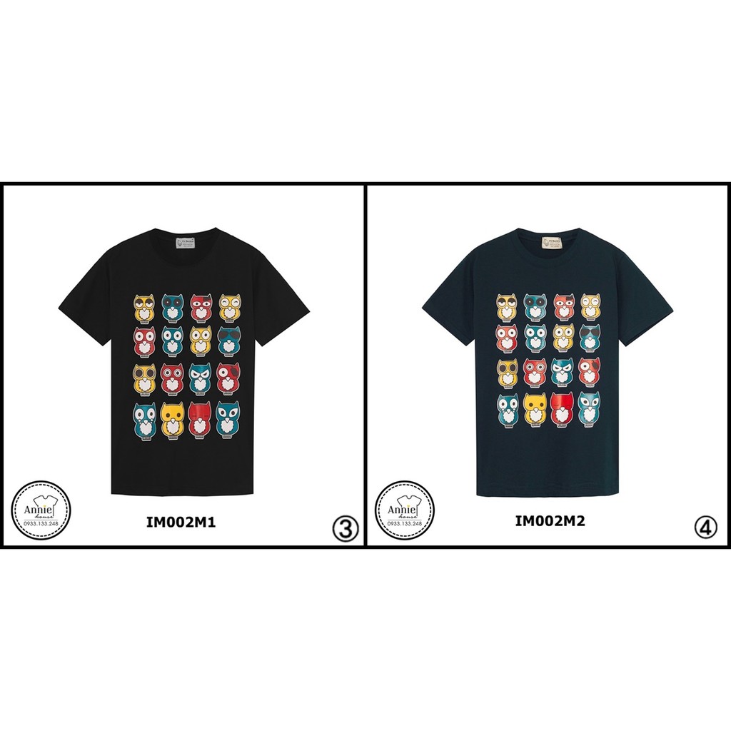 Áo thun hình phom suông IT'S MONKEY Thái Lan IM001 - IM005, Unisex nam nữ | Shopee Việt Nam