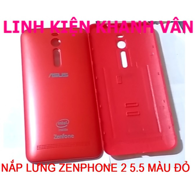 NẮP LƯNG ZENPHONE 2 5.5 MÀU ĐỎ