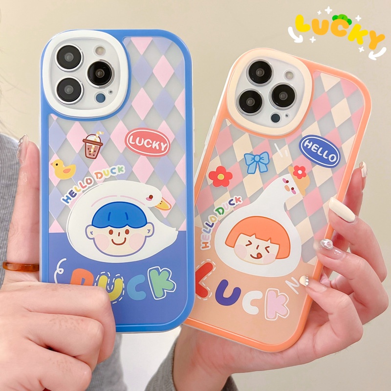 Ốp lưng iphone Ốp Điện Thoại Họa Tiết Hoạt Hình Đôi Mắt To Dễ Thương Cho iphone12Pro / 11 / xsmax / 7 / 8 13Promax Dinuo case