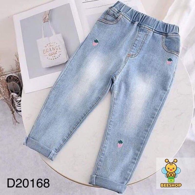combo quần bò bé gái