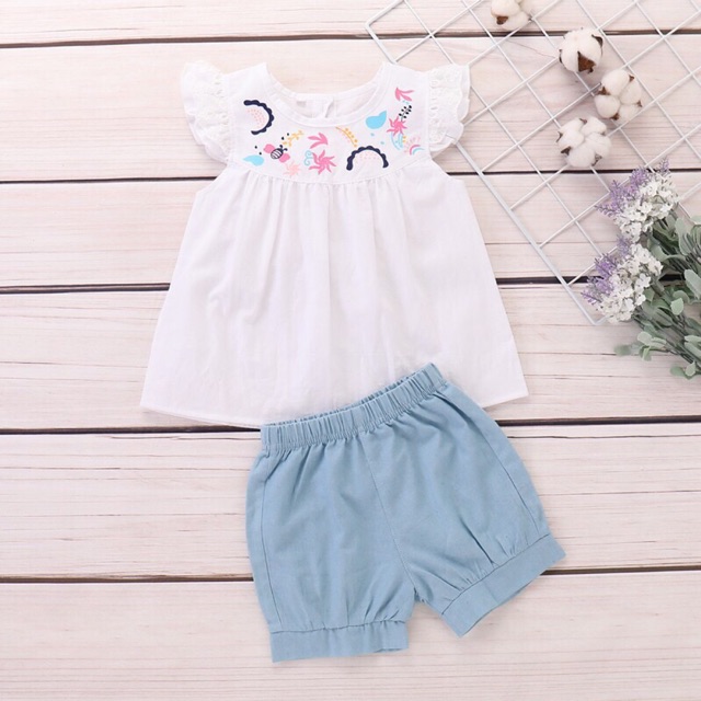 Set trang phục bé gái