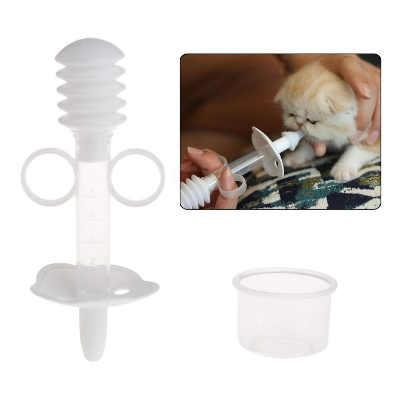Ống Bơm Thức Ăn Cho Thú Cưng Silicone