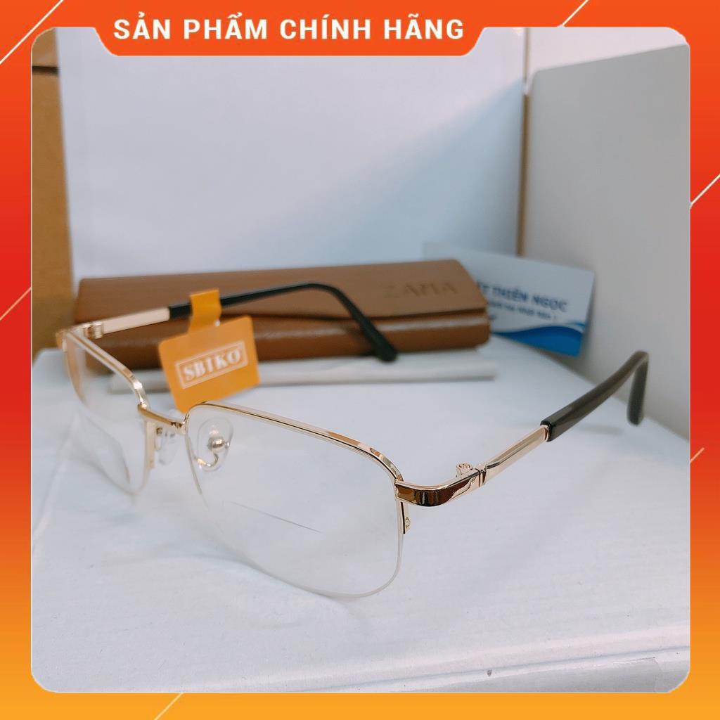 Kính lão thị đọc chữ 2 tròng Nhìn xa và gần tiện lợi gọng kính nửa viền thời trang tròng to sáng rõ KMTNKVM89