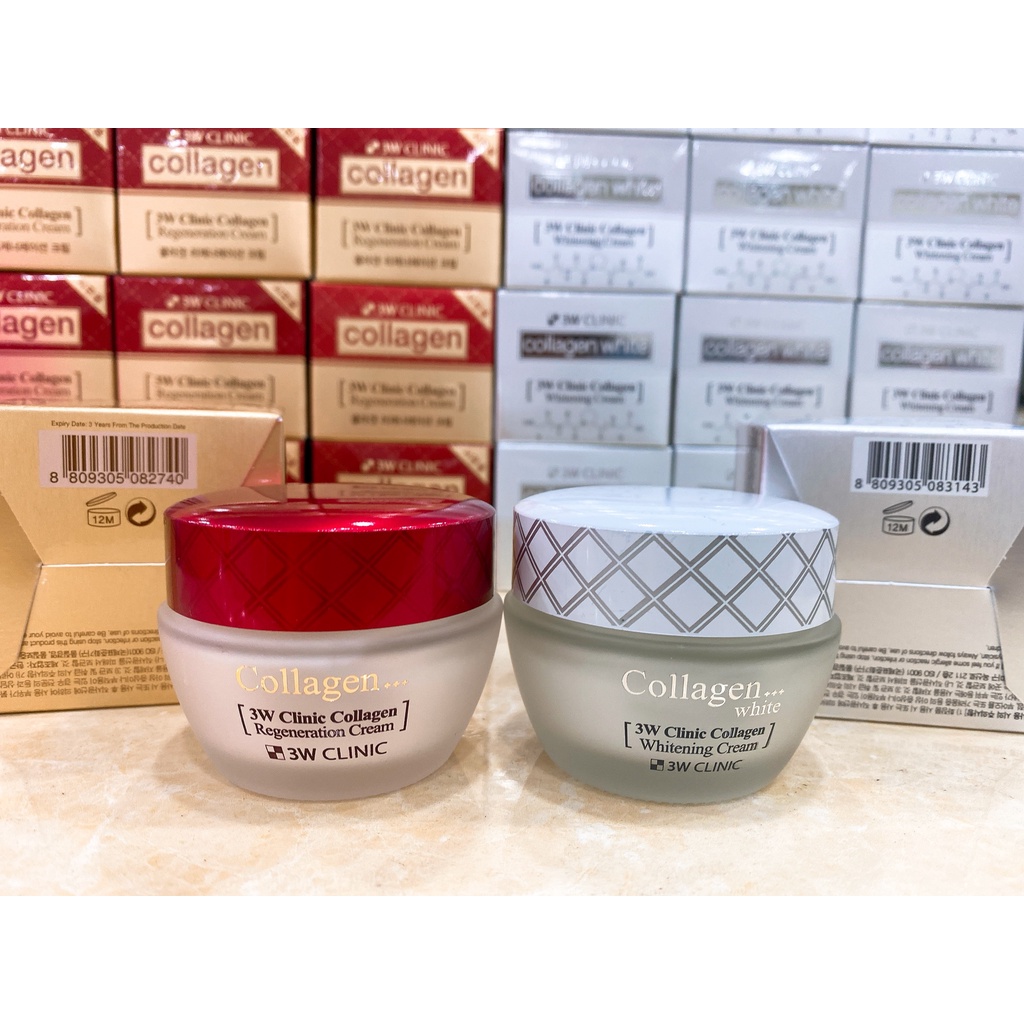 Kem Dưỡng Da 3W CLINIC Collagen Cream Hàn Quốc 60ml