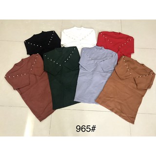 G30. 965. ÁO LEN TAY HẠT TRAI