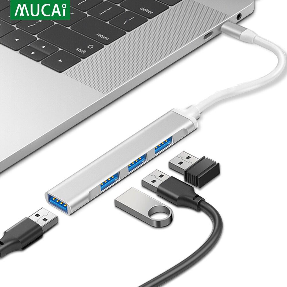 Bộ Chuyển Đổi Hub 4 Trong 1 Loại Type C / USB-A sang 4 Cổng USB 2.0 / USB 3.0 cho laptop Macbook 4 in 1